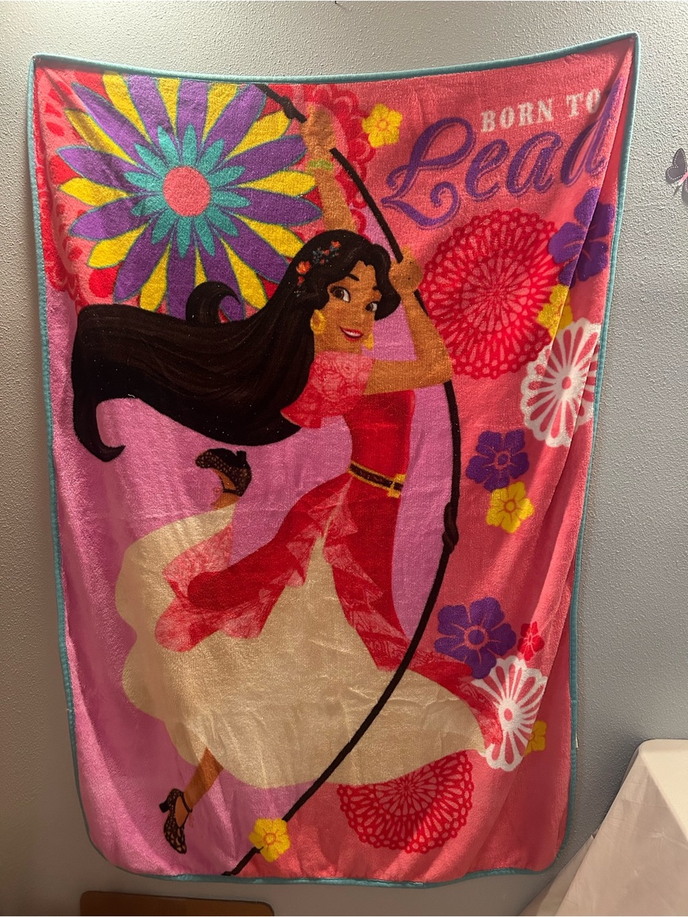 Elena of Avalor “Born to Lead" Plush Throw